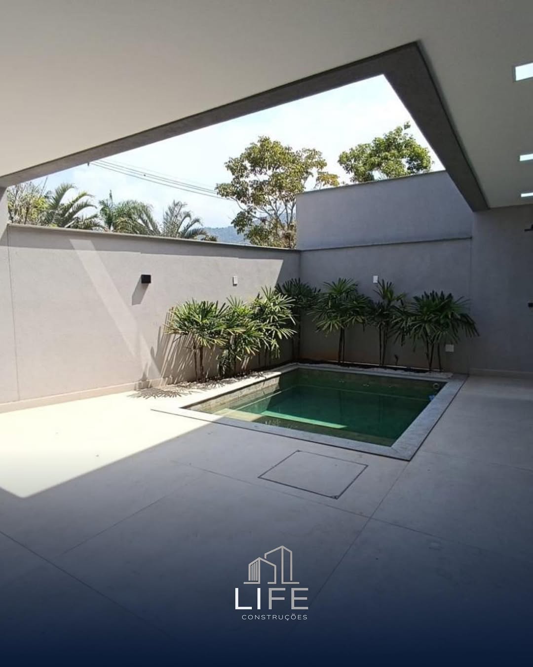 Área Gourmet com Piscina - Life Construções