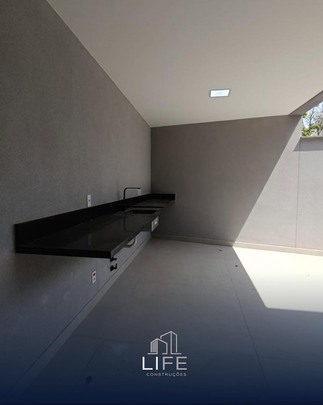 Área Gourmet com Piscina - Life Construções